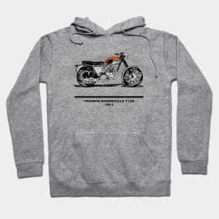 Triumph Bonneville T120 Orange Hoodie